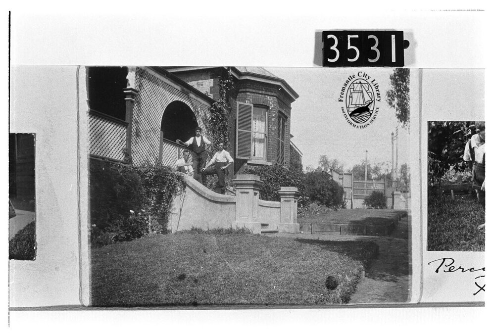 Andrew Wardle and his sons