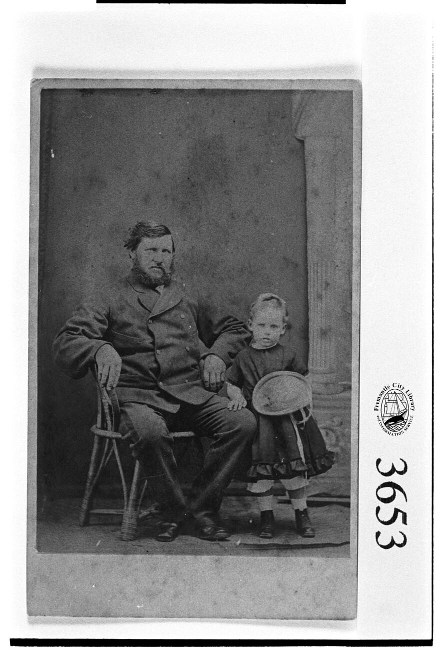 David James Storey and his daughter