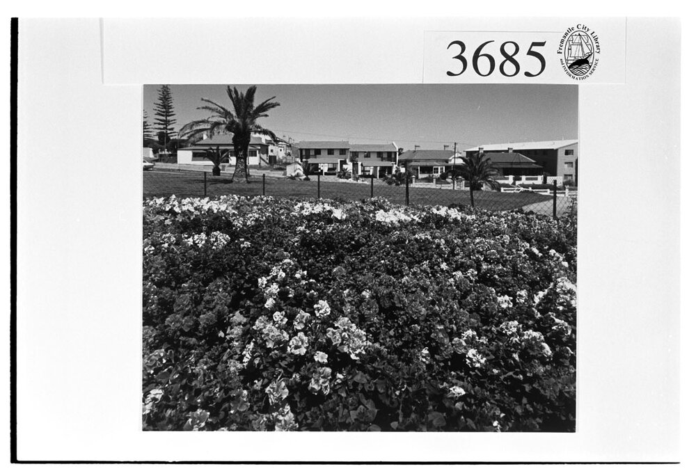 Floral display on Monument Hill