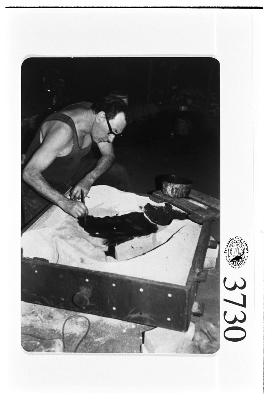 Casting the Paddy Hannan statue