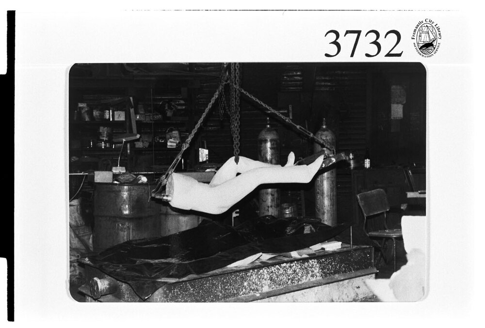 Casting the Paddy Hannan statue