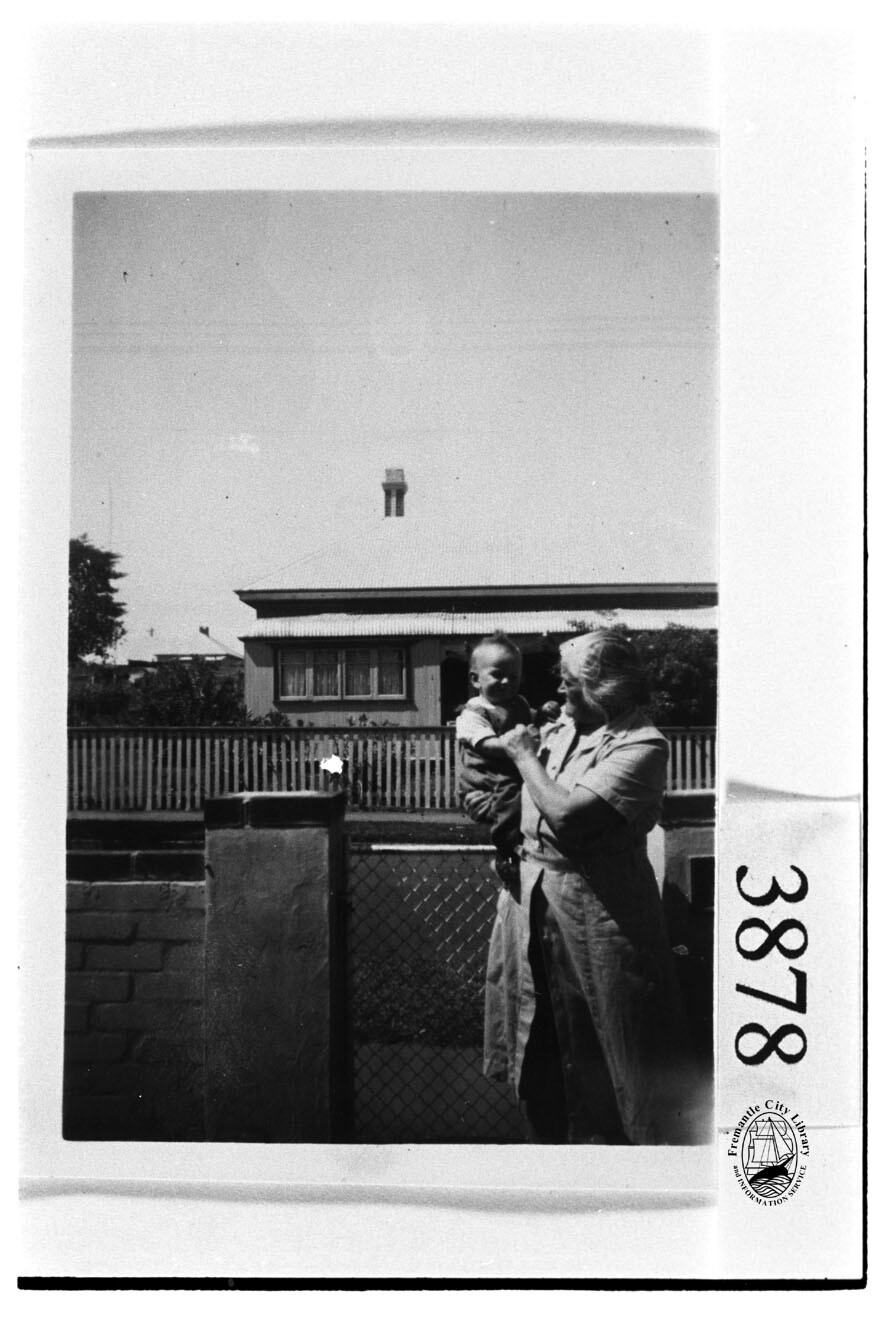 Annither Ireland and her grandson, Ross