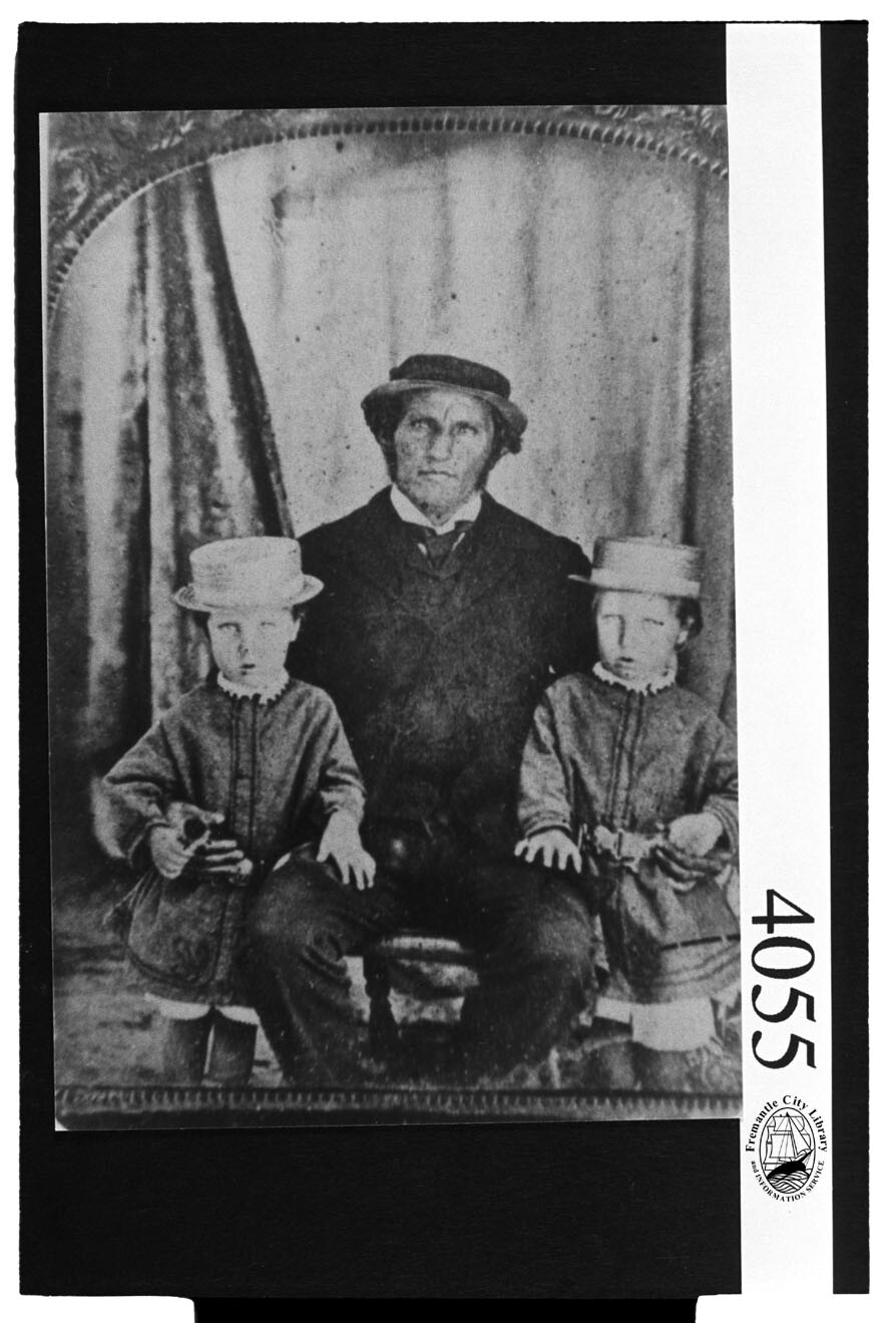 Charles Gabriel Hanham and his twin sons