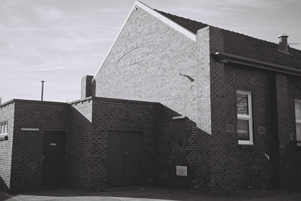 St Patricks Memorial Hall, Parry Street.