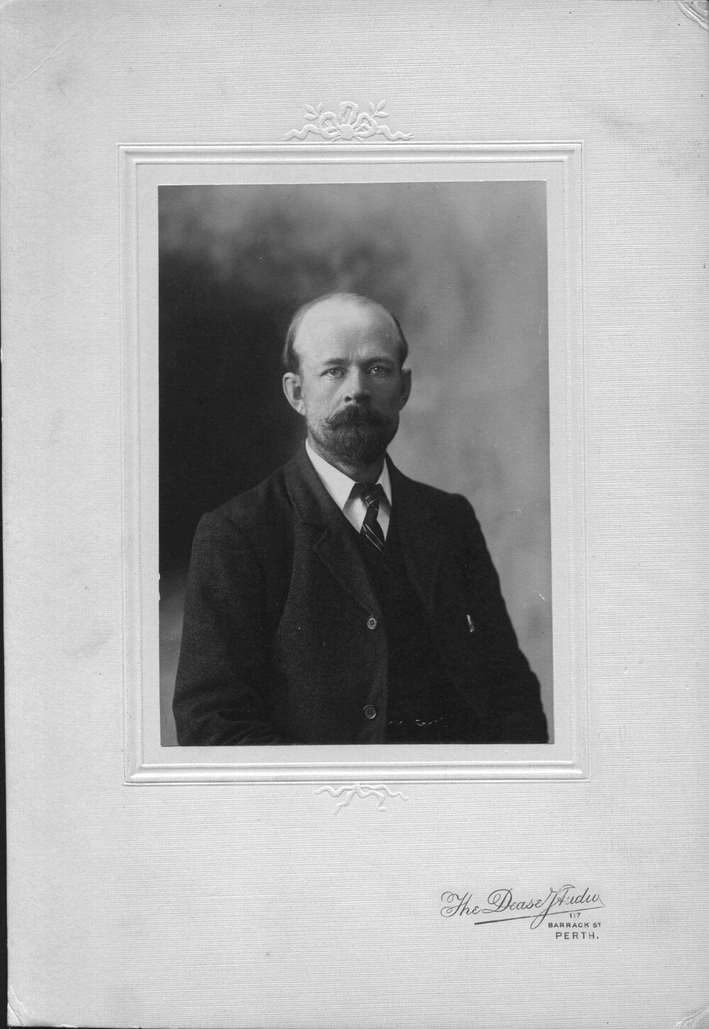 Portrait photograph of man