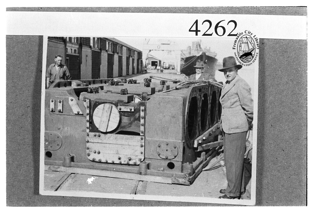 An industrial diesel engine