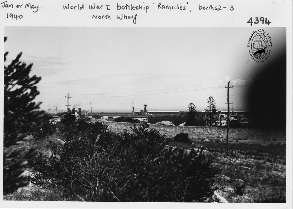 Battleship Ramillies at North Wharf