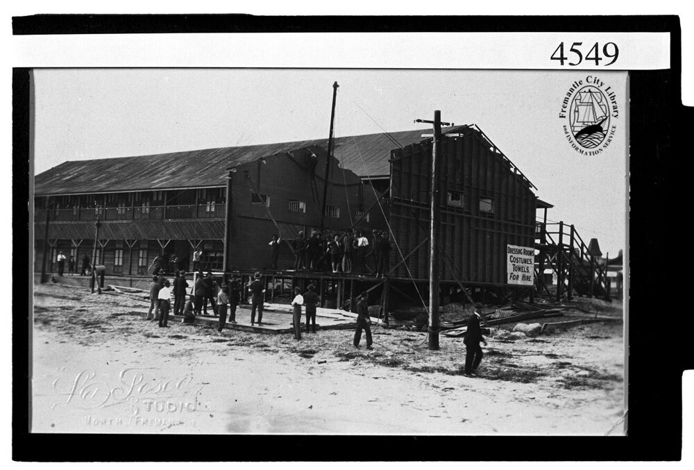 Demolition of dressing shed