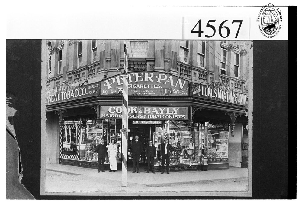 Cook and Bayly Hairdressers and Tobacconists