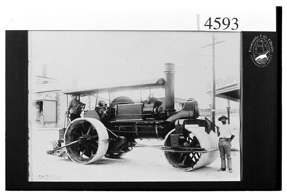 Steam roller | City of Fremantle Local History Centre