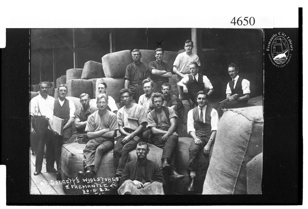 Dalgety's Woolstore staff