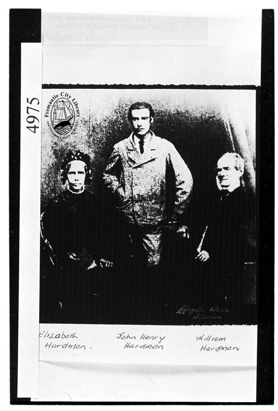 Elizabeth, John and William Hardman