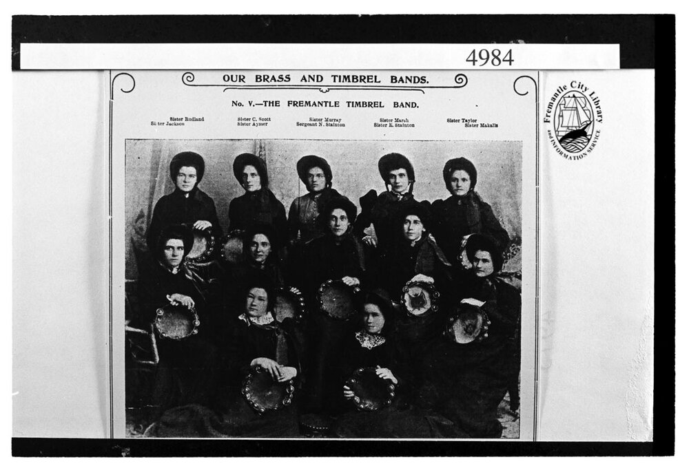 Salvation Army's Fremantle Timbrel Band