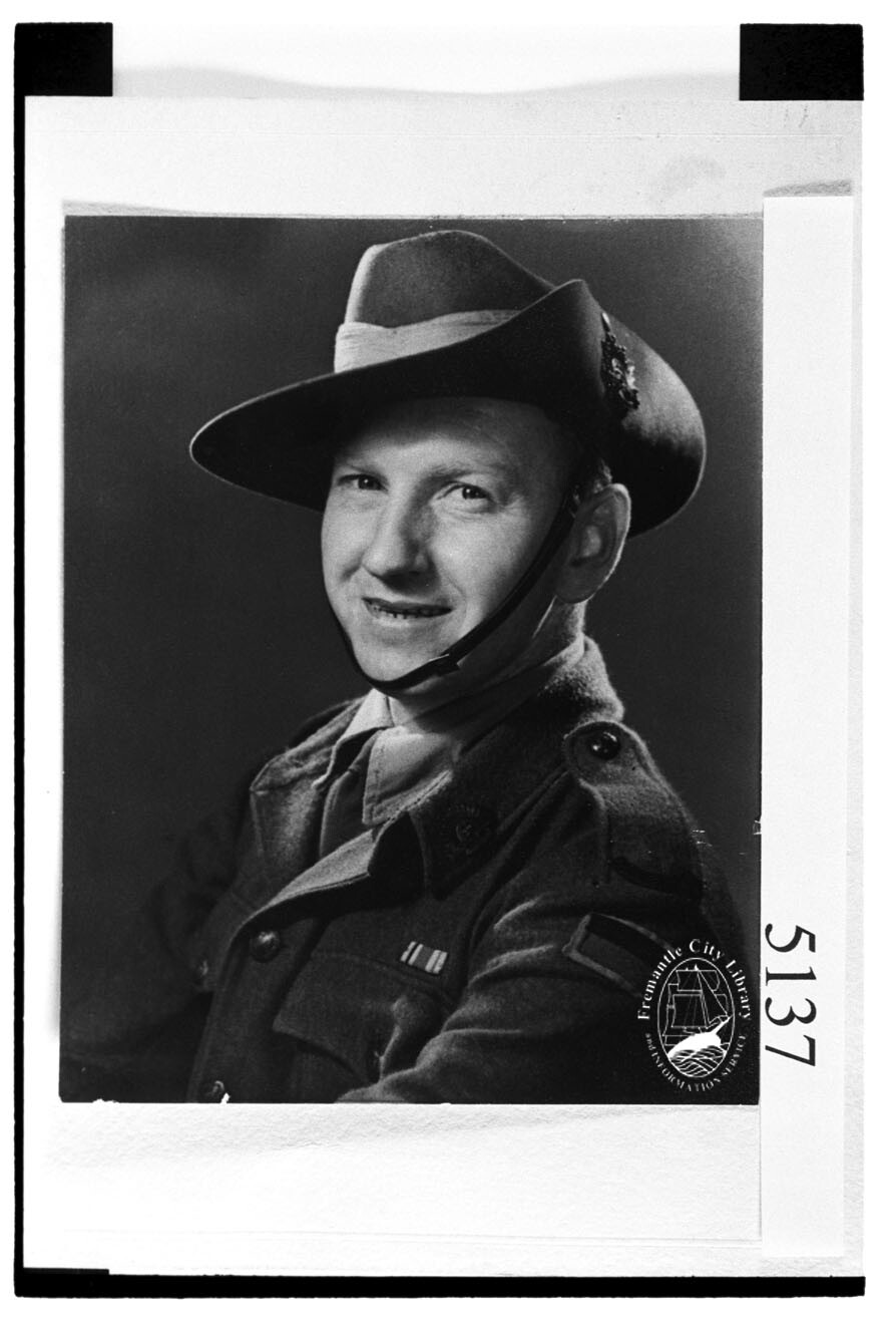 James Forsyth in uniform during World War II