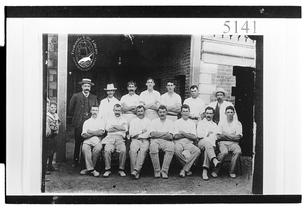 Fremantle combined cricket team at Fremantle Oval