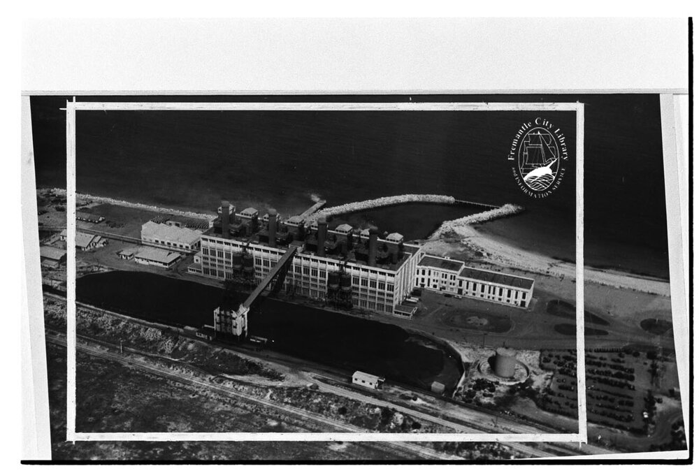 South Fremantle Power Station from the air