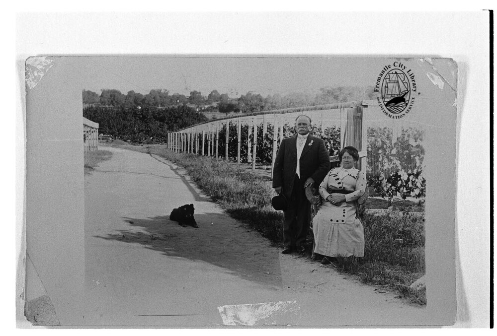 William Alexander Chamberlain with his wife Ellen