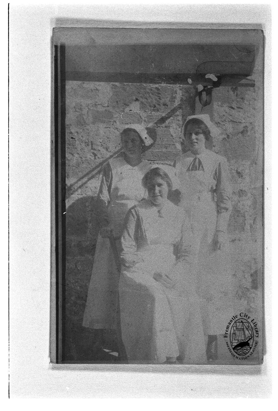 Nurses at the Number 8 Australian General Hospital in South Terrace