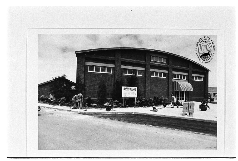 The Boom Defence Building at Fremantle Port