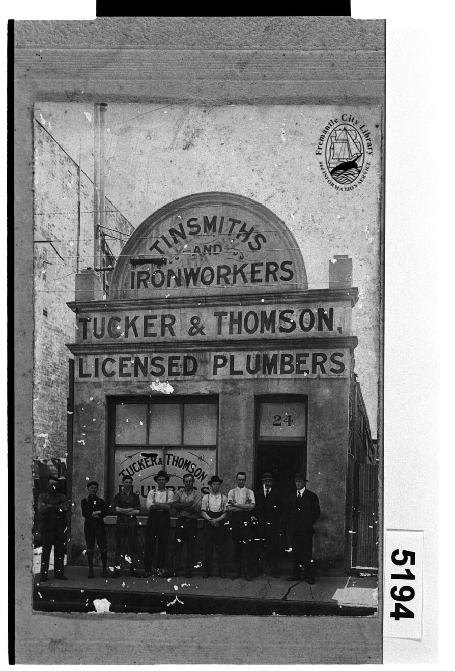 Tucker and Thomson : Tinsmiths and Iron Workers