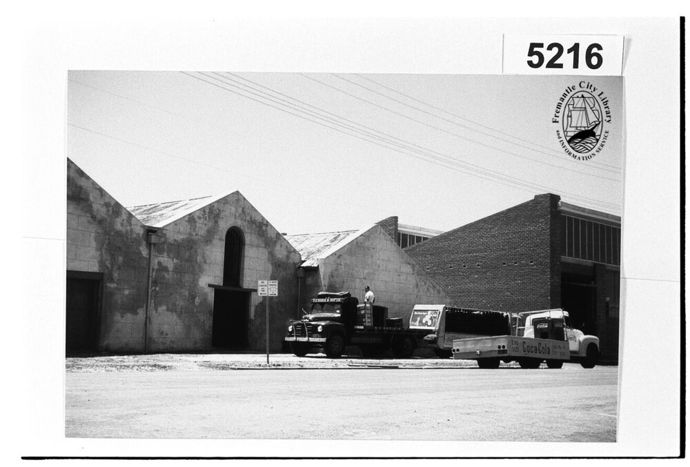 Essex Street frontage of the workshops or former Daniel Scott convict barracks.