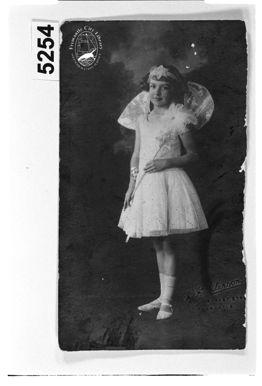 Mary Hogan in fancy dress
