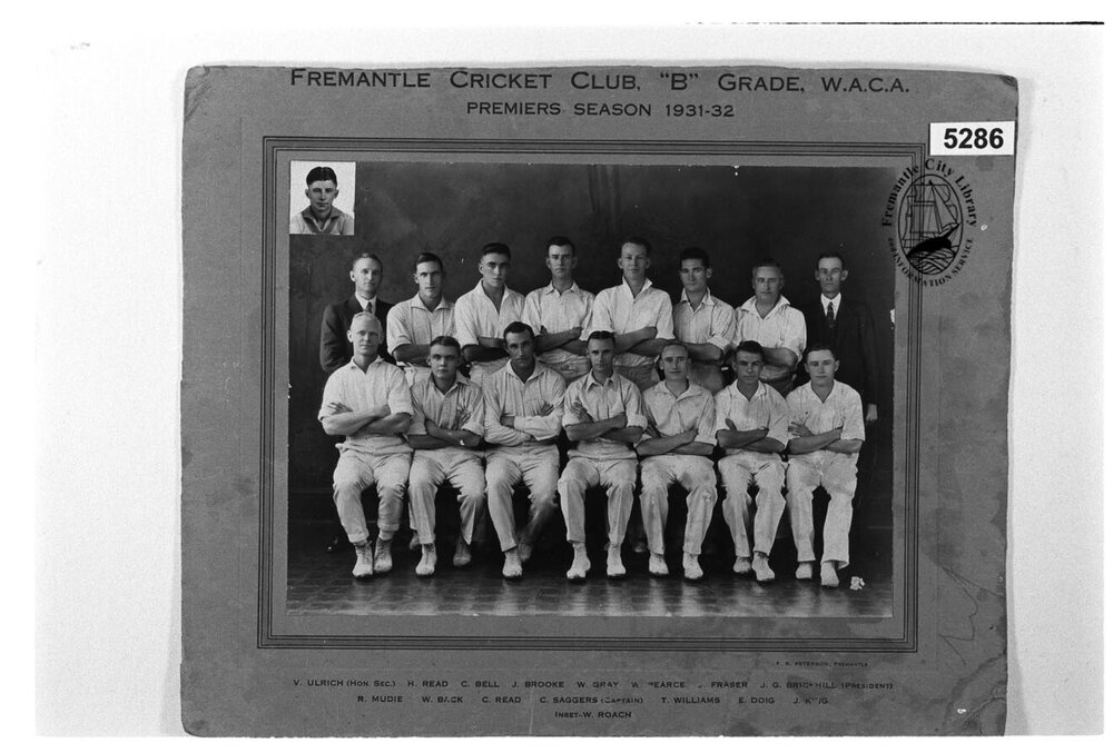Fremantle Cricket Club, B Grade WACA, premiers Season 1931-32