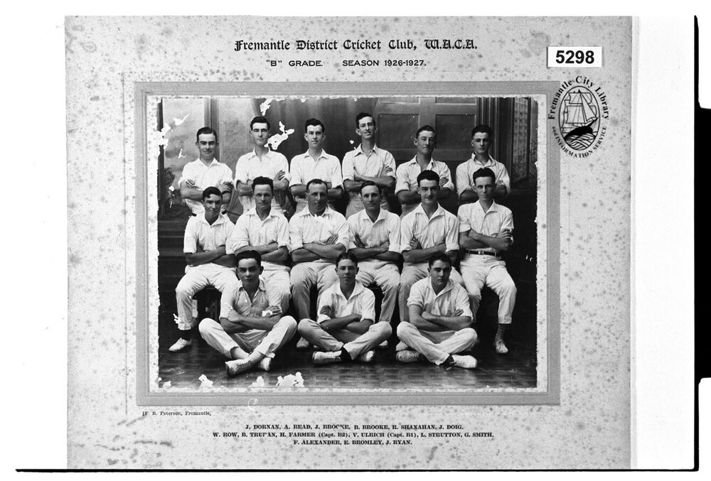 Fremantle District Cricket Club, WACA B Grade, Season 1926-1927