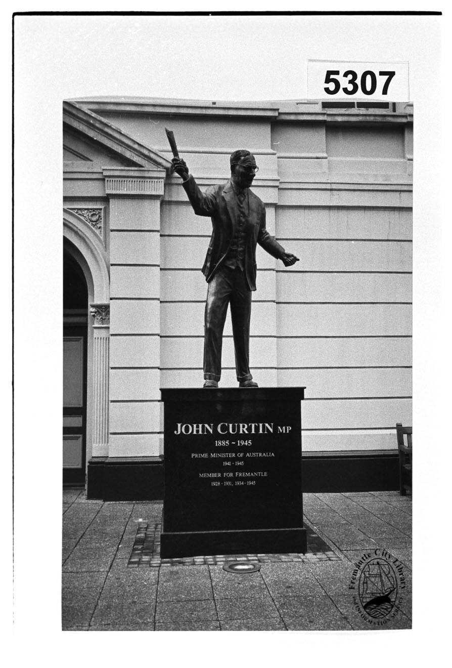 John Curtin Statue