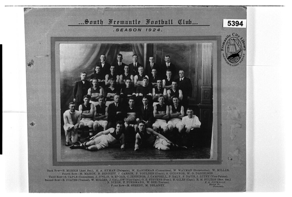South Fremantle Football Club : Season 1924