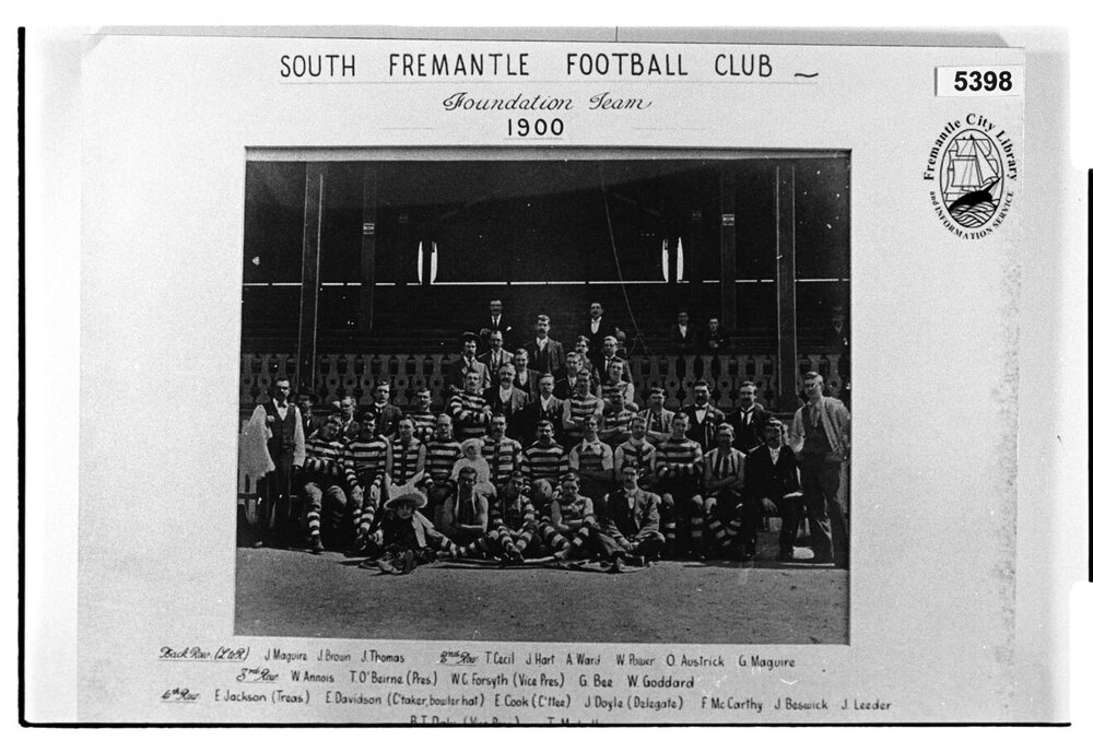 South Fremantle Football Club : Foundation Team 1900