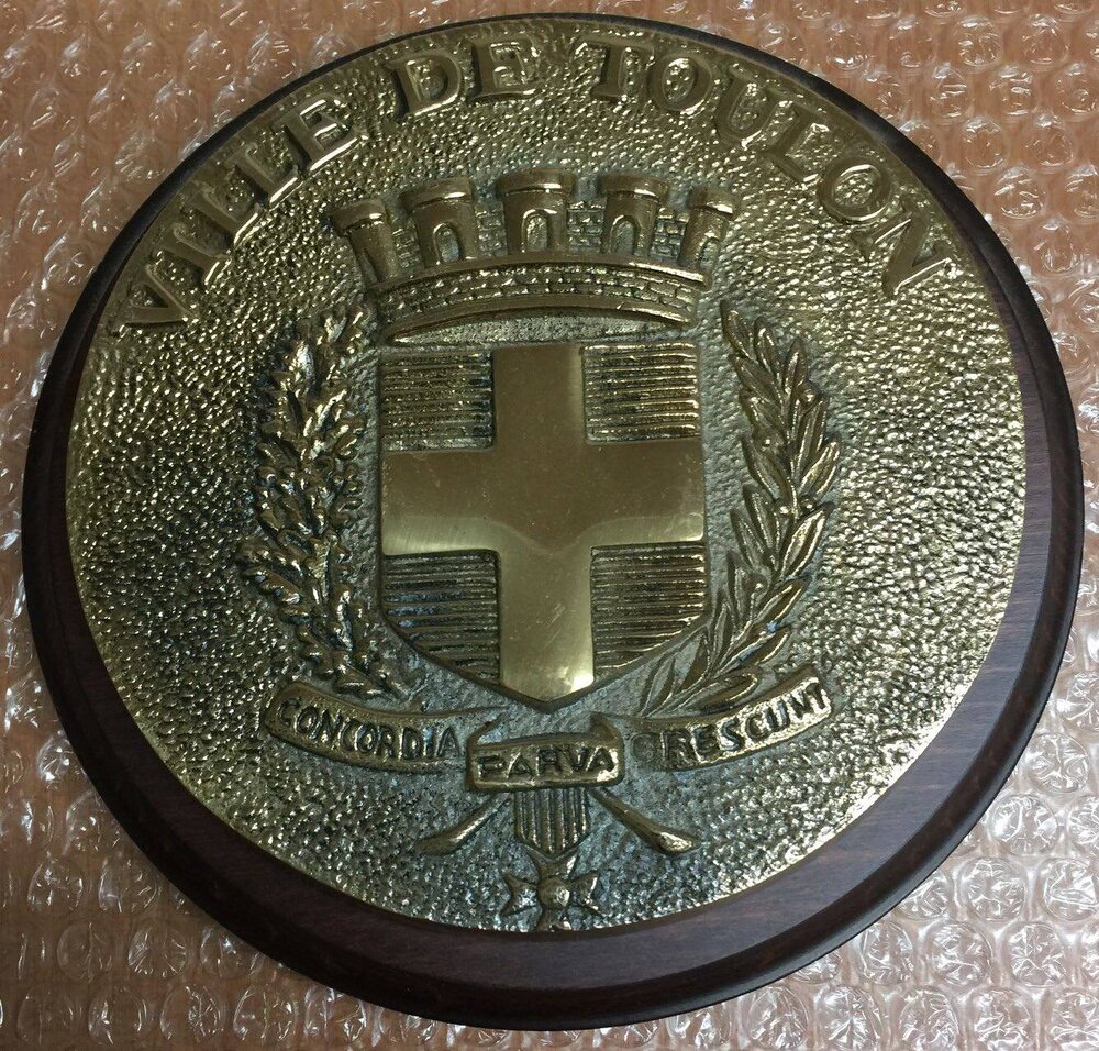 French Plaque - Ville de Toulon