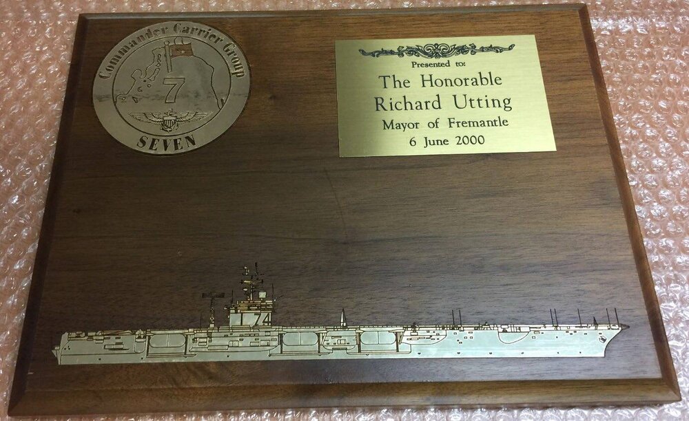 US Carrier Group 7 Plaque