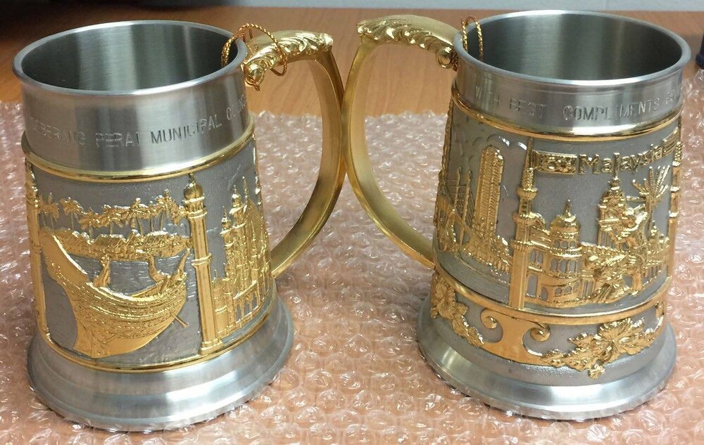 Sister City Pewter Mugs - Seberang Perai