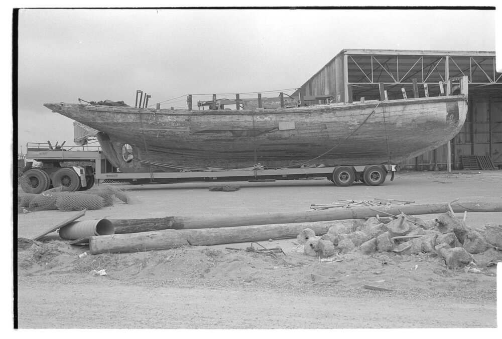 The " Trixen" a Broome pearling lugger .