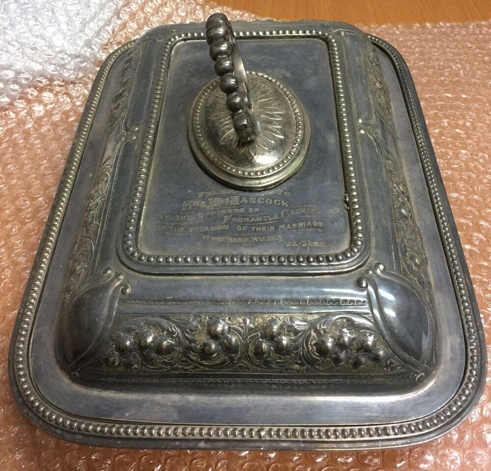 Fremantle History Centre - Silver Presentation Tray