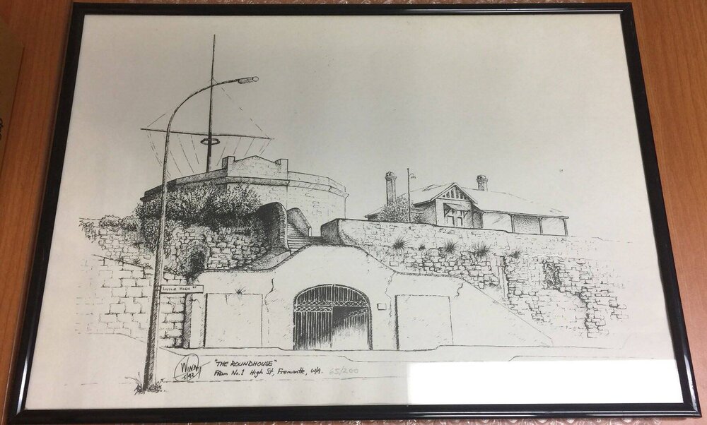 Hand drawn picture of Round House