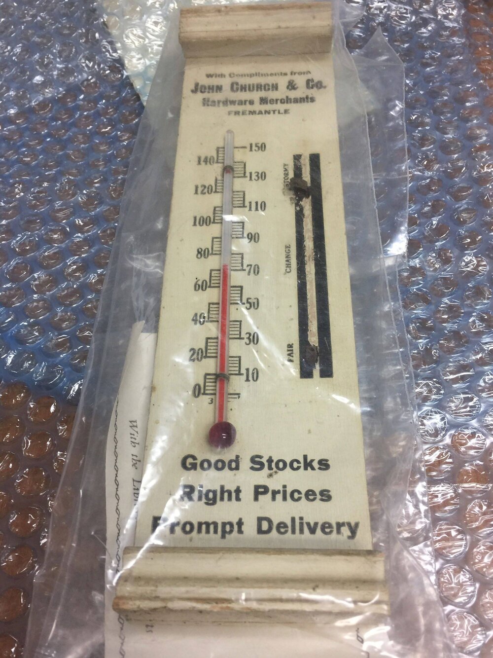 Fremantle History Centre - Thermometer - John Church &amp; Co