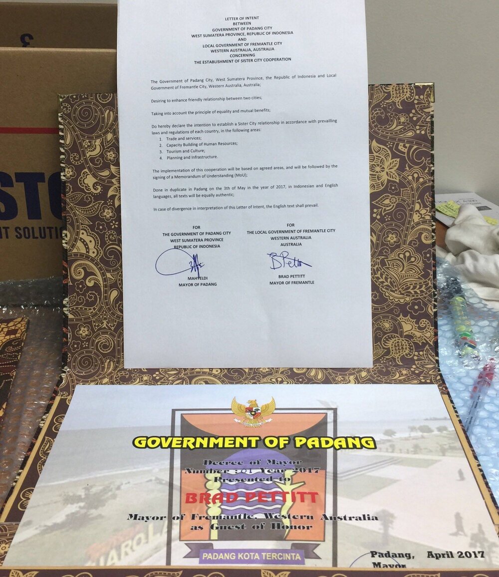 Padang Friendship Agreement