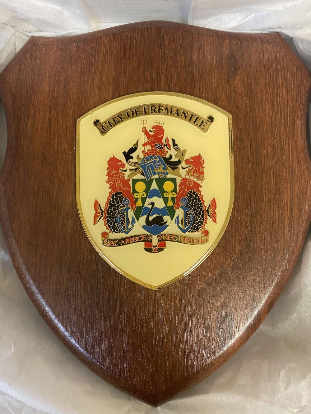 City of Fremantle plaque