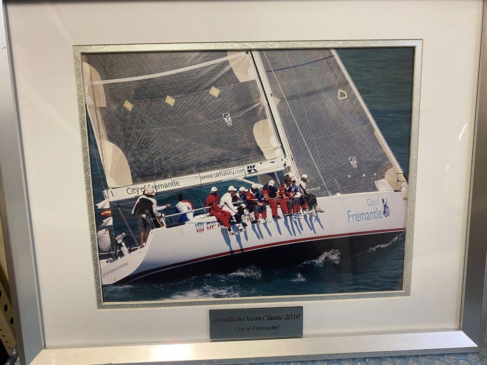 Framed Photo - City of Fremantle Yacht