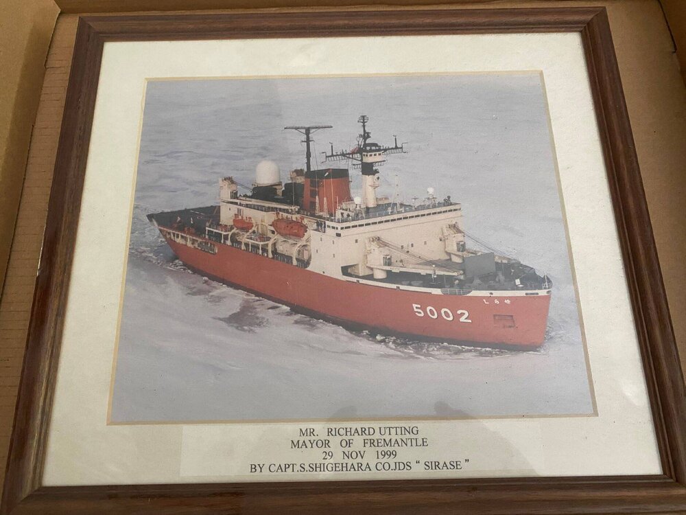 Japanese Ice Breaker Shirase framed photo