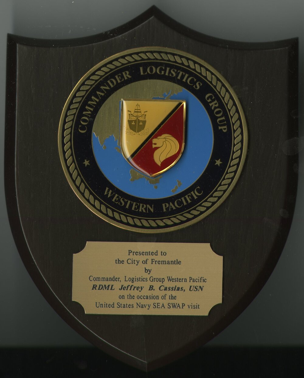 US Navy Sea Swap plaque