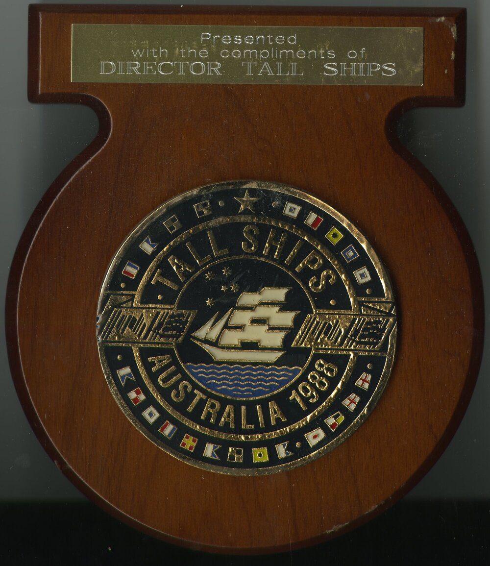 Tall Ships Plaque - Australia 1988