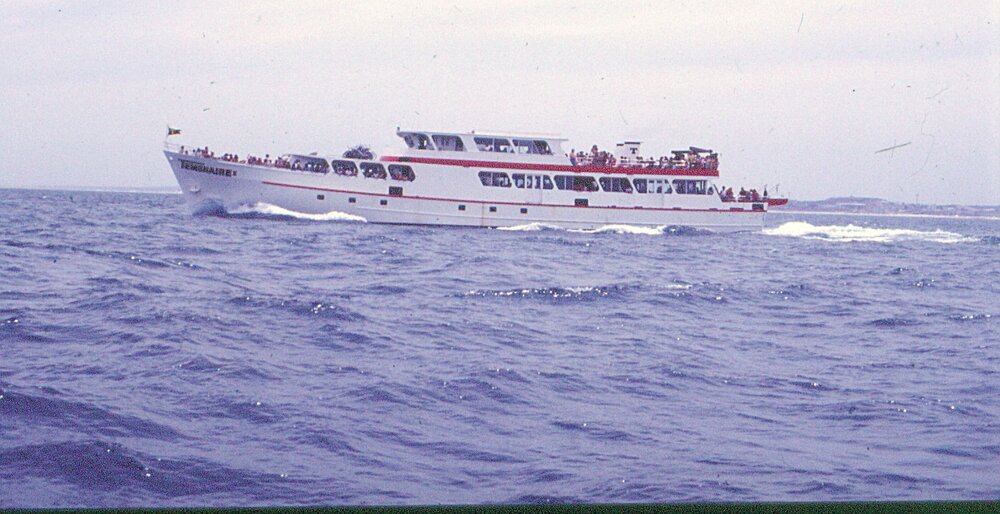 Temeraire II, outbound Rottnest Island
