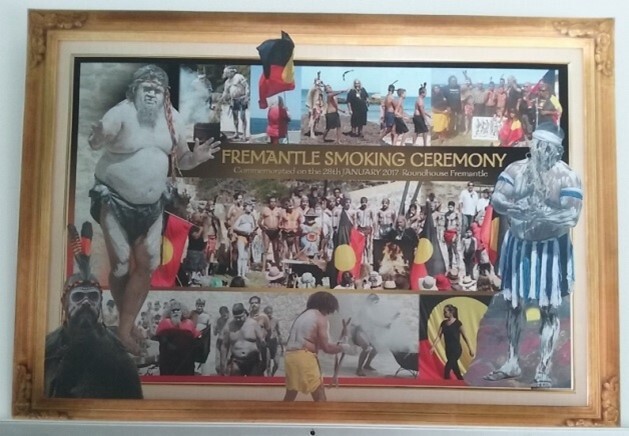 Framed Photo of Smoking Ceremony 28th January 2017 