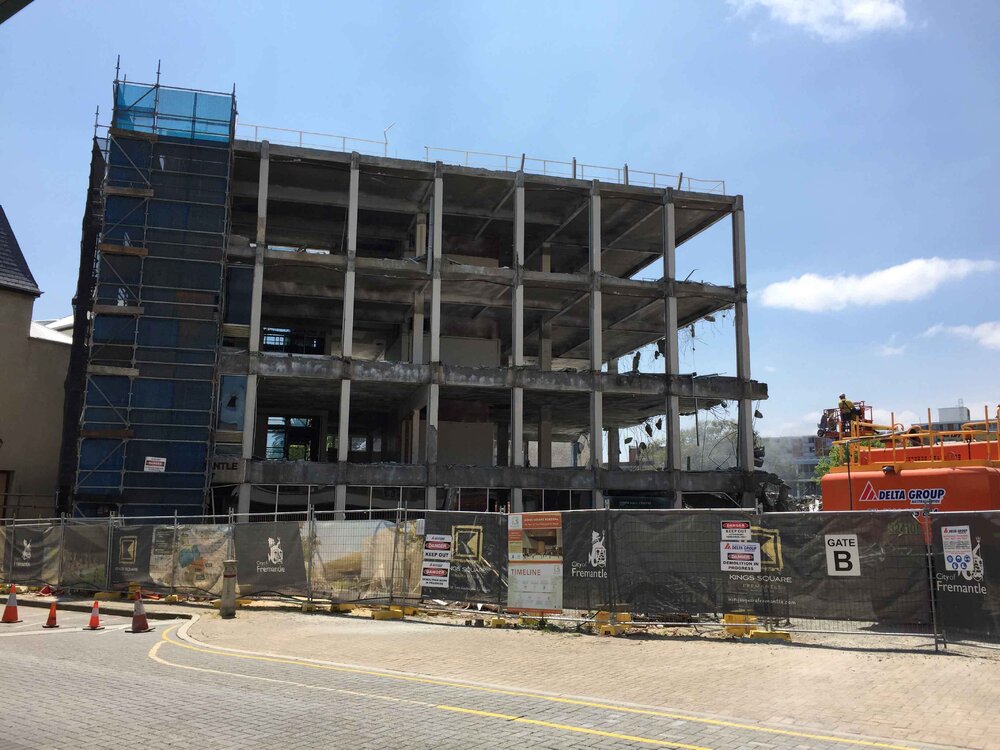 Demolition of Administration and Library Building