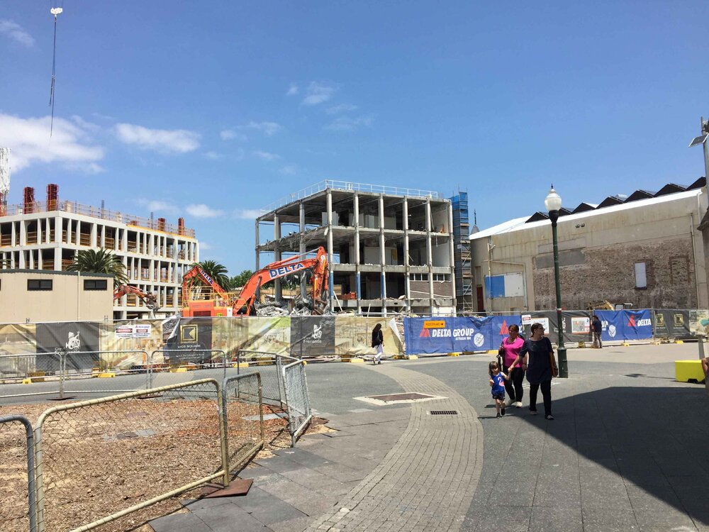 Demolition of Administration and Library Building