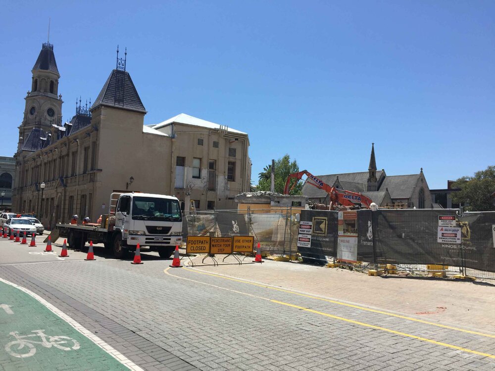 Demolition of Administration and Library Building