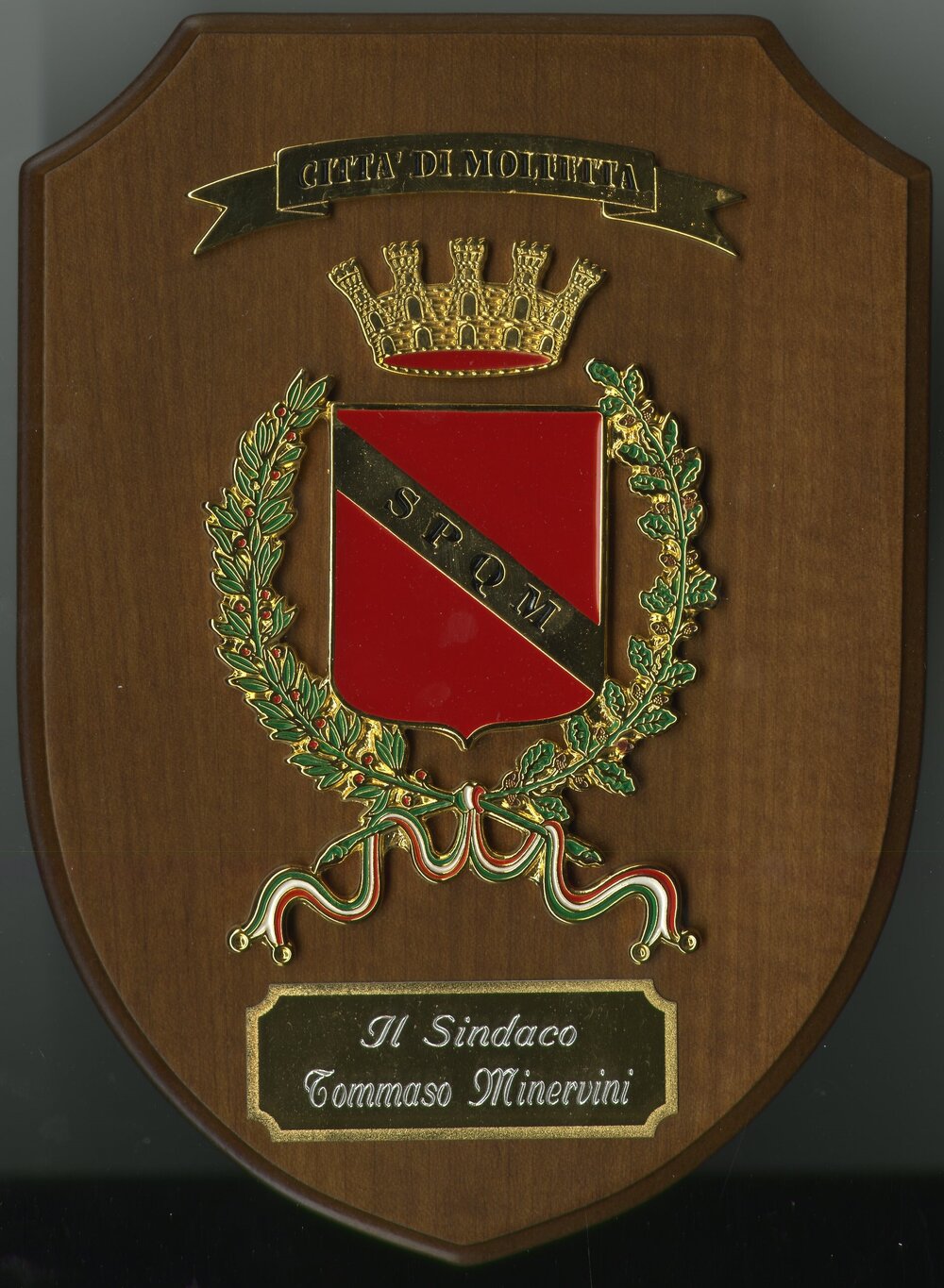 Sister City - Molfetta Plaque